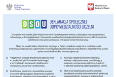 Treść Deklaracji Społecznej Odpowiedzialności Uczelni,