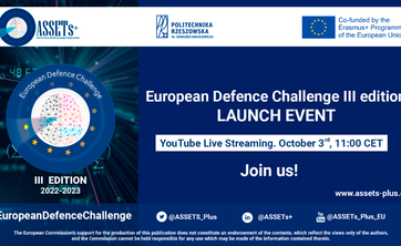 Dołącz do nas i poznaj szczegóły III edycji ASSETs+ European Defence Challenge!